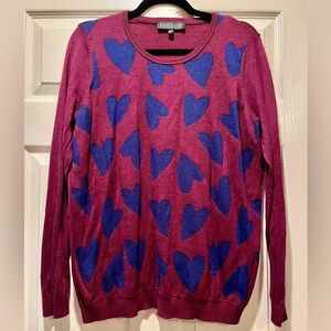Eloquii Heart Sweater